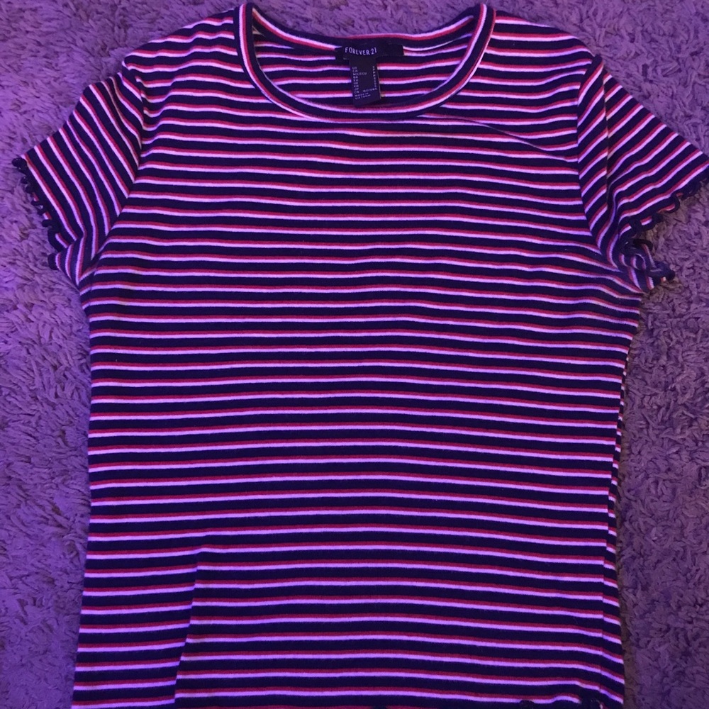 Striped baby tee